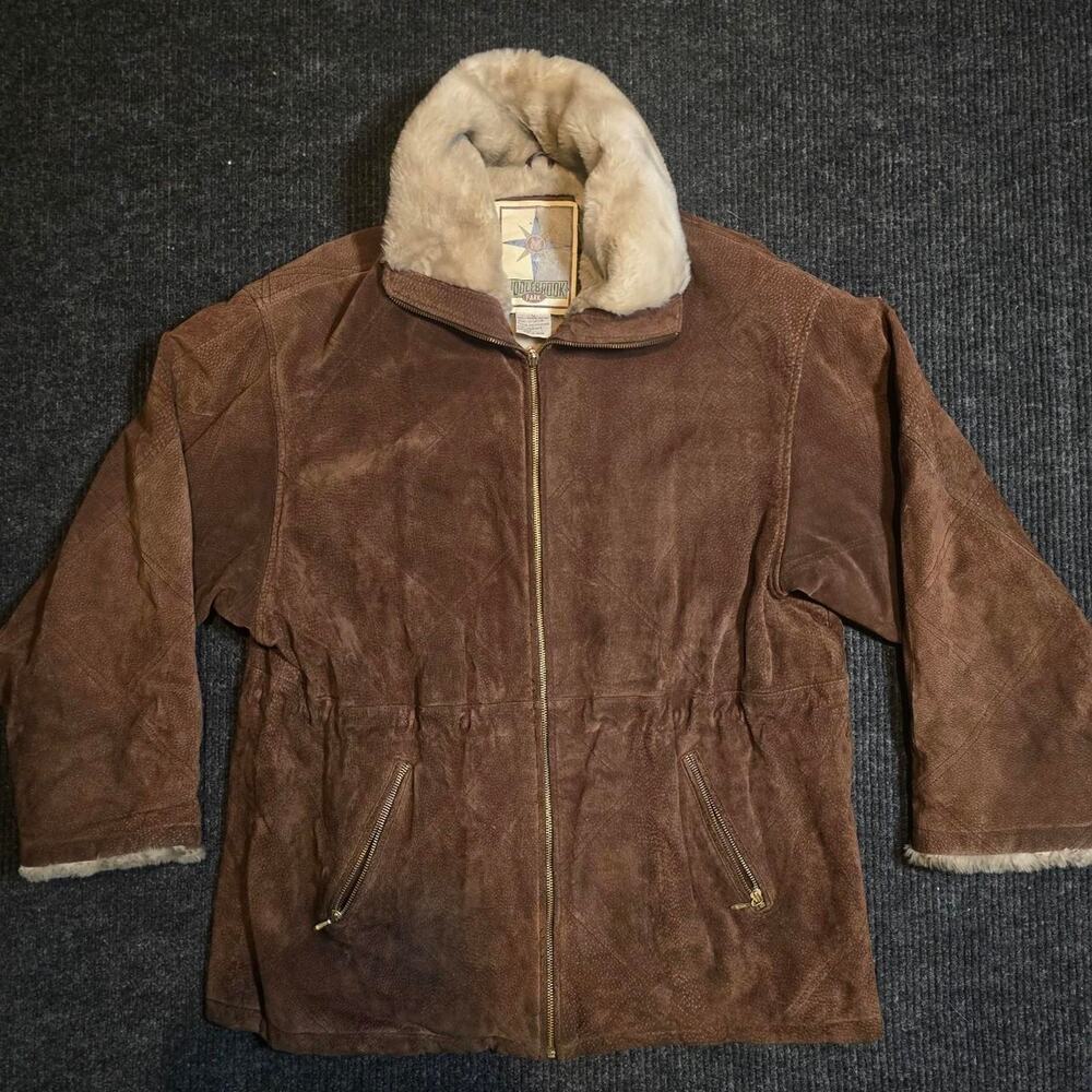 Vintage 90s Middlebrook Park 100% Leather jacket. Womans M